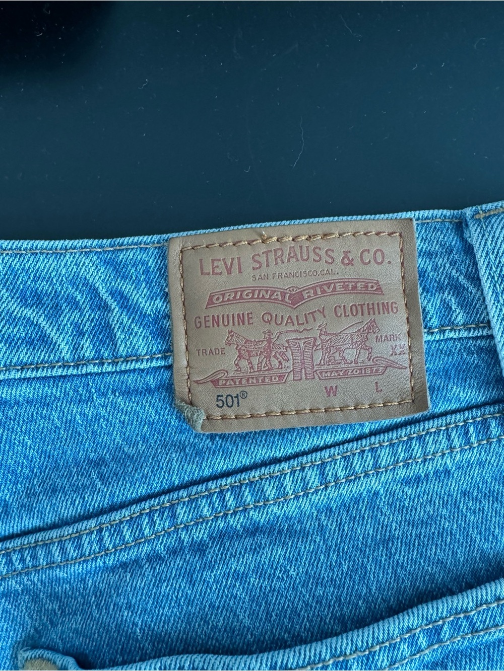 Levi's 501® Straight Men's Jeans - Light Blue Denim